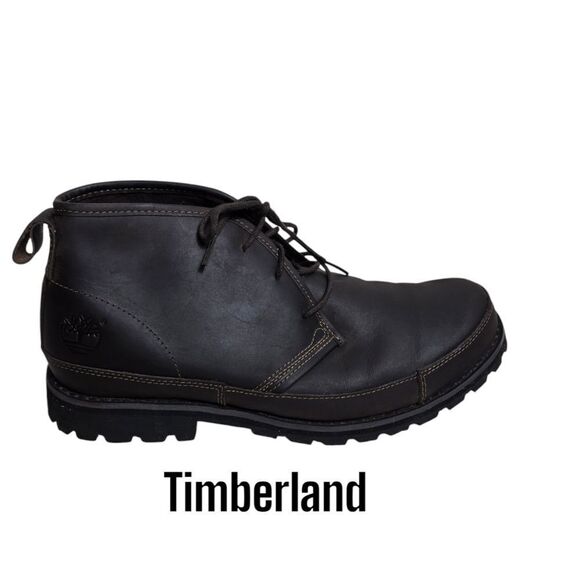 Timberland Mens Dark Brown Leather Earthkeeper Shoes - Picture 1 of 8